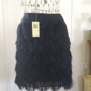 Max Studio fringe skirt